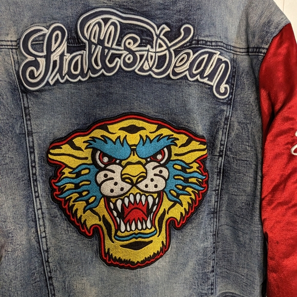 8th Dstrkt x Stall & Dean letterman style jacket- size L - Picture 13 of 13